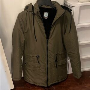 Woman’s TOTEs Olive Hooded Jacket
